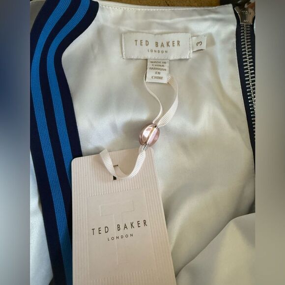 Ted Baker Tilliai Bluebell Bodycon Dress Size Tb 3  US Sz 8 NWT - Picture 6 of 9